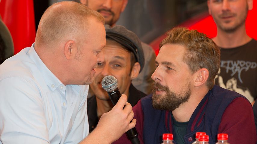 Entertainer Stefan Raab und Klaas Heufer-Umlauf