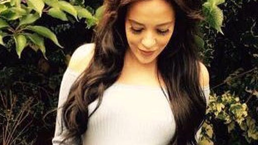 Stephanie Davis während ihrer ersten Schwangerschaft
