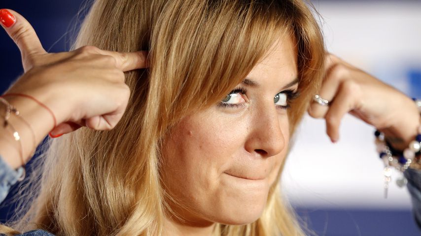 Susan Sideropoulos im Studio von RTL