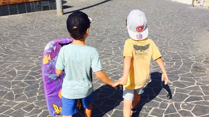 Susan Sideropoulos Kinder Liam Chaim und Joel Panagiotis