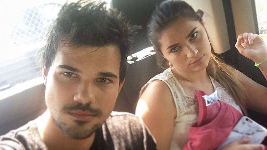 Taylor Lautner mit seiner Schwester Makena