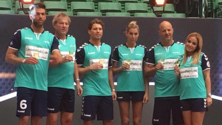 Kim Debkowski, Jay Khan, Raúl Richter, Giulia Siegel und Bernhard Brink