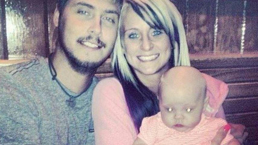 "Teen Mom" Leah Messer mit ihrem Mann Jeremy Calvert und ihrer Tochter