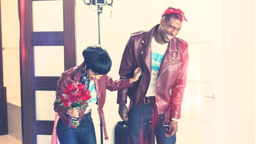 Teyana Taylor und Iman Shumpert bei ihrer Hochzeit