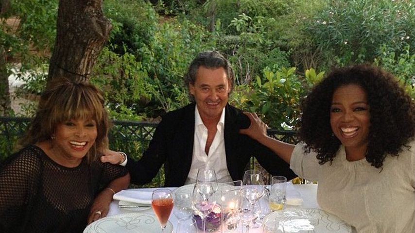 Oprah Winfrey, Tina Turner und Erwin Bach