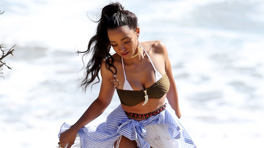 Tinashe bei Musikvideo-Dreh in Malibu