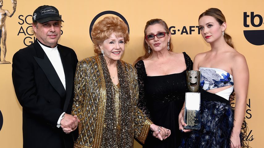 Todd Fisher, Debbie Reynolds, Carrie Fisher und Billie Lourd