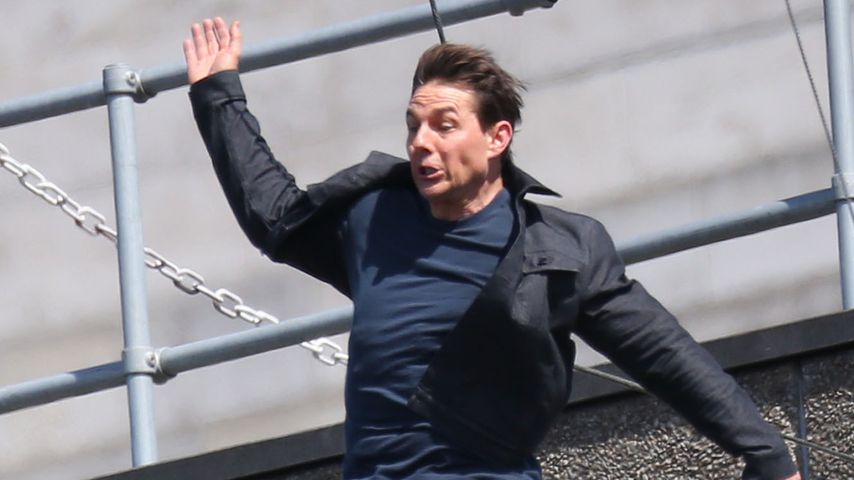 Tom Cruise bei Dreharbeiten zu "Mission: Impossible 6" in London