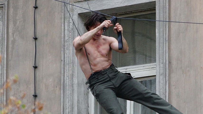 Tom Cruise bei einem Stunt-Dreh