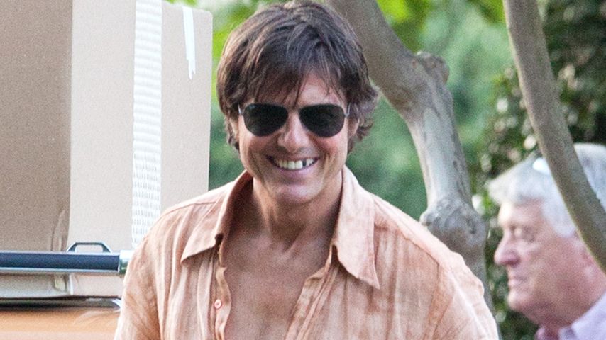 Tom Cruise am Set eines Films