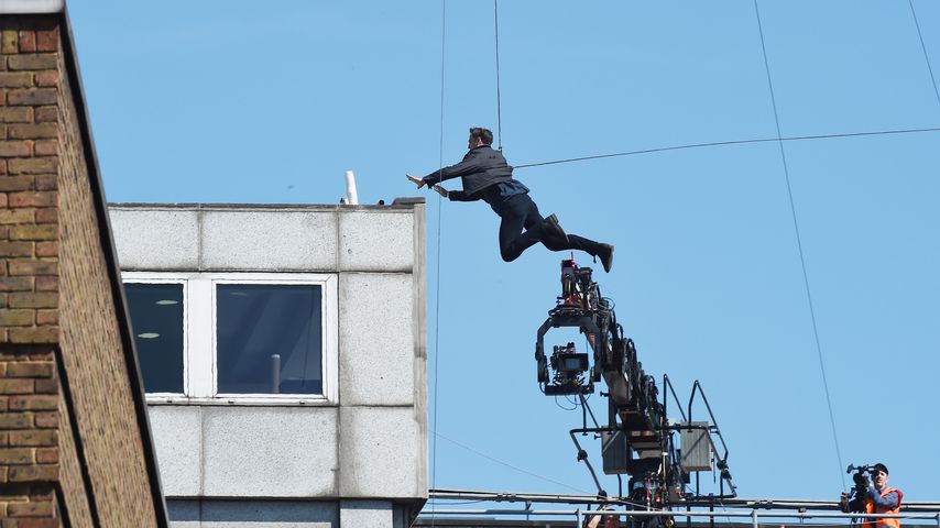 Tom Cruise am Set von "Mission Impossible 6" in London