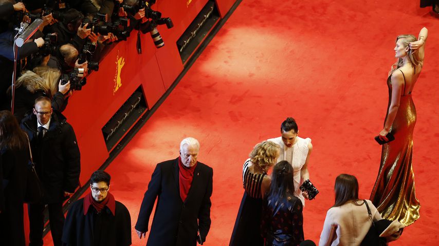 Toni Garrn auf der "Django"-Premiere während der 67. Berlinale