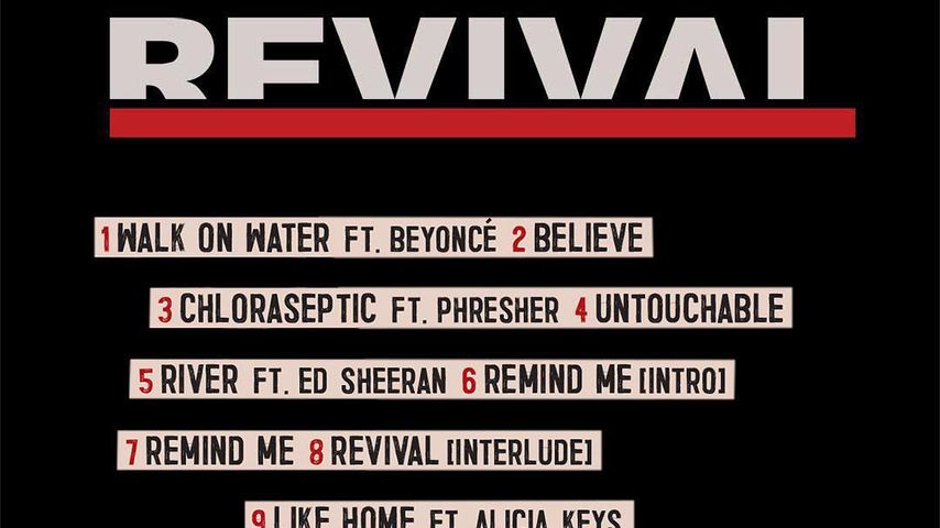 Eminem, Trackliste des Albums "Revival"