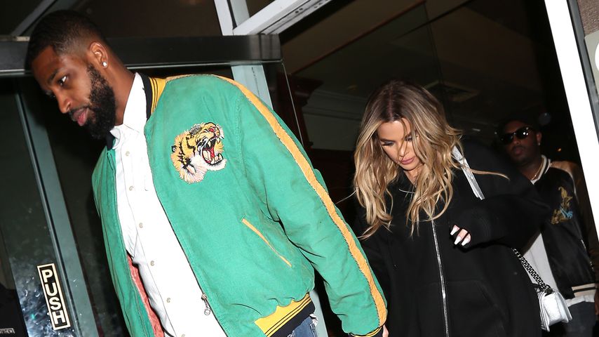 Tristan Thompson und Khloe Kardashian bei einem Dinner