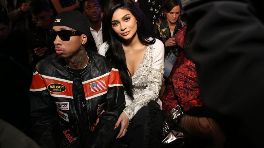 Tyga und Kylie Jenner bei der Philipp-Plein-Show auf der New York Fashion Week 2017