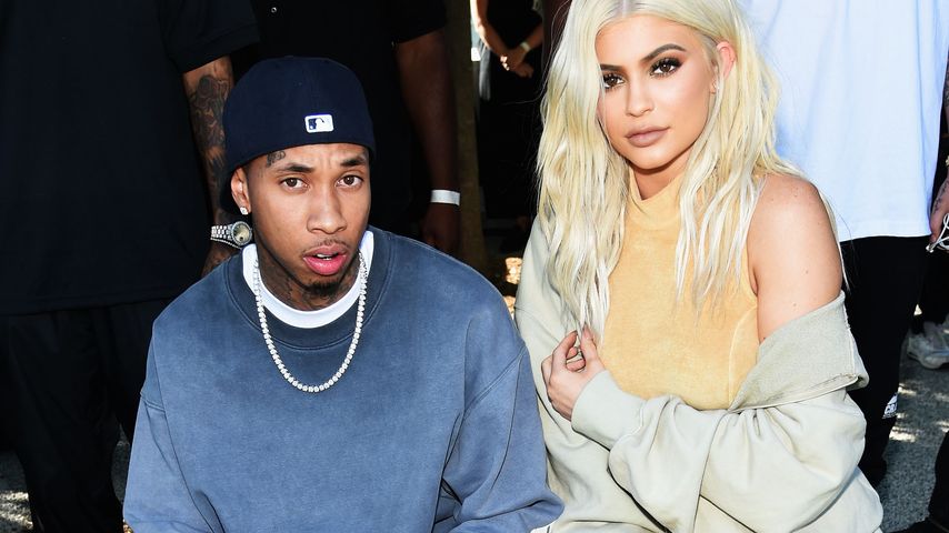 Tyga und Kylie Jenner bei der Fashion-Show Yeezy Season 4