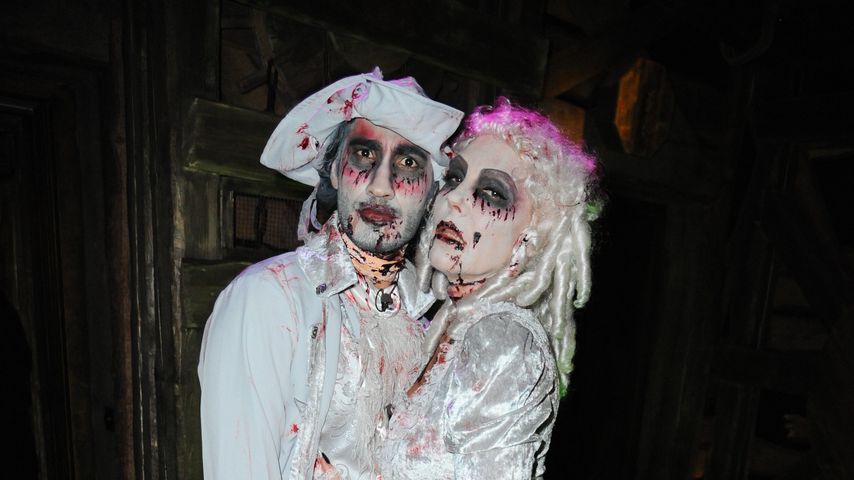 Umut Kekilli und Natascha Ochsenknecht an Halloween 2015
