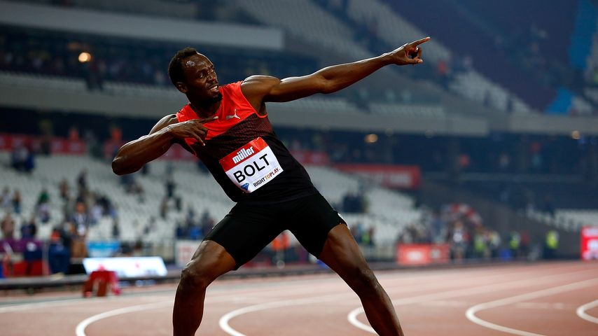 Usain Bolt bei einem Wettkampf in London im Juli 2016