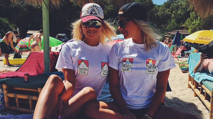Valentina und Cheyenne Pahde im Urlaub