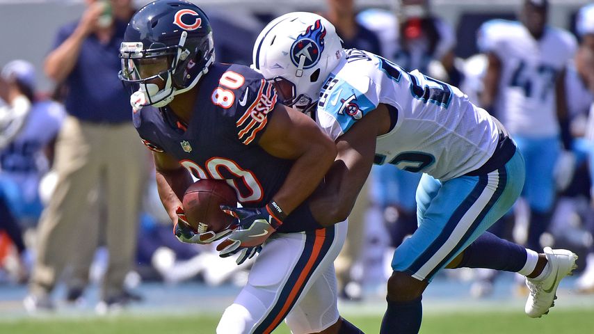 Victor Cruz beim Spiel Chicago Bears vs. Tennessee Titans