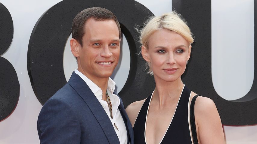 Vinzenz Kiefer und seine Ehefrau Masha Tokareva bei der Premiere von "Jason Bourne" in London