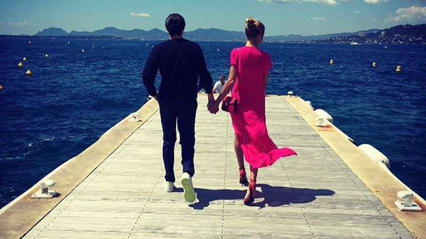 Vito Schnabel und Heidi Klum in Cannes