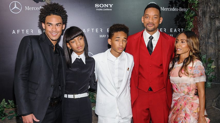 Will Smith, Jada Pinkett-Smith, Jaden Smith und Willow Smith