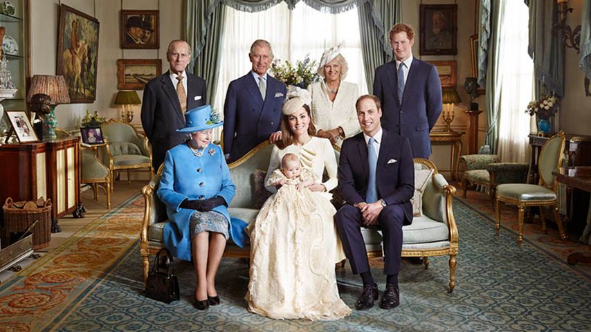 Queen Elizabeth II., Prinz William und Prinz George