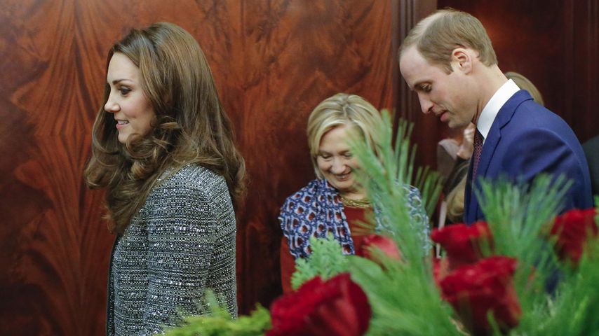 Herzogin Kate, Prinz William und Hillary Clinton