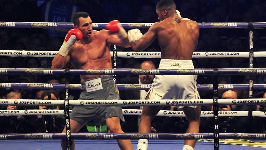 Wladimir Klitschko kämpft gegen Anthony Joshua im Wembley Stadion 2017