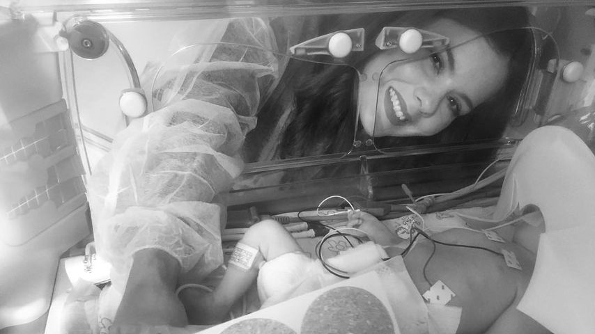 Yomaira Ortiz Feliciano mit ihrer Tochter