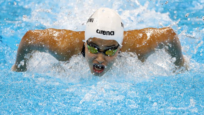 Yusra Mardini schwimmt bei den Olympischen Spielen