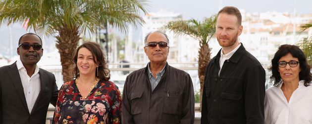 Abbas Kiarostami beim Cannes Film Festival 2014 Abbas Kiarostami beim Cannes Film Festival 2014