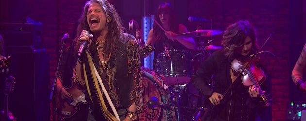 "Aerosmith"-Frontmann Steven Tyler bei "Late Night With Seth Meyers" "Aerosmith"-Frontmann Steven Tyler bei "Late Night With Seth Meyers"