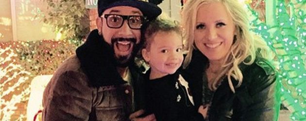AJ McLean, Rochelle Deanna McLean und Ava McLean AJ McLean, Rochelle Deanna McLean und Ava McLean