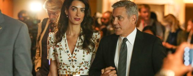 Amal und George Clooney bei einem UN-Meeting Amal und George Clooney bei einem UN-Meeting
