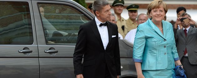 Angela Merkel und Joachim Sauer Angela Merkel und Joachim Sauer