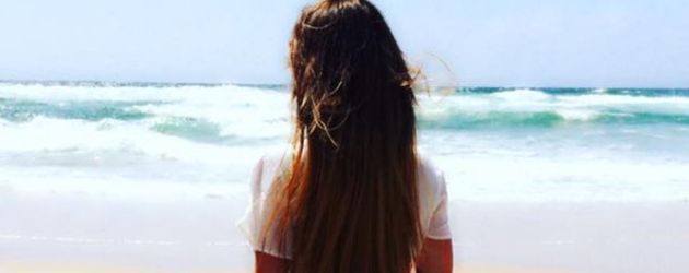 Angelina Heger im Urlaub Angelina Heger im Urlaub
