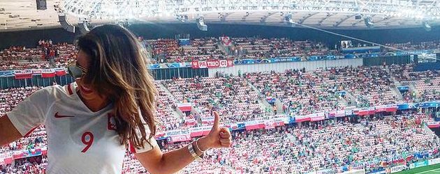 Anna Lewandowski bei der EM 2016 Anna Lewandowski bei der EM 2016