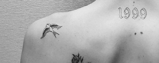 Anwar Hadids Rücken-Tattoos Anwar Hadids Rücken-Tattoos