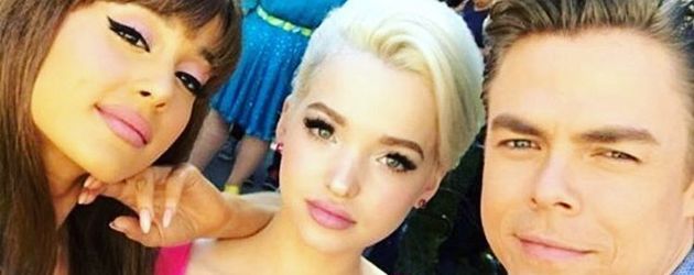 Ariana Grande, Dove Cameron und Derek Hough (v.l.) Ariana Grande, Dove Cameron und Derek Hough (v.l.)