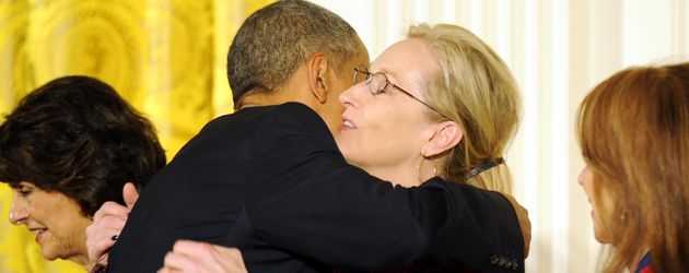 Barack Obama und Meryl Streep Barack Obama und Meryl Streep