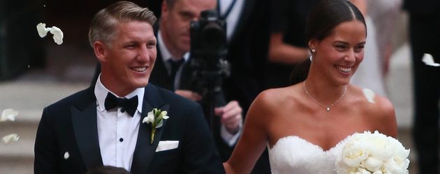 Bastian Schweinsteiger und Ana Ivanovic bei ihrer Hochzeit in Venedig Bastian Schweinsteiger und Ana Ivanovic bei ihrer Hochzeit in Venedig