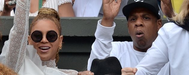 Beyoncé und Jay-Z beim Wimbledon 2016 Beyoncé und Jay-Z beim Wimbledon 2016