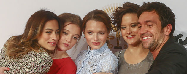 Gizem Emre, Jella Haase, Karoline Herfurth, Lena Schömann und Bora Dagtekin Gizem Emre, Jella Haase, Karoline Herfurth, Lena Schömann und Bora Dagtekin