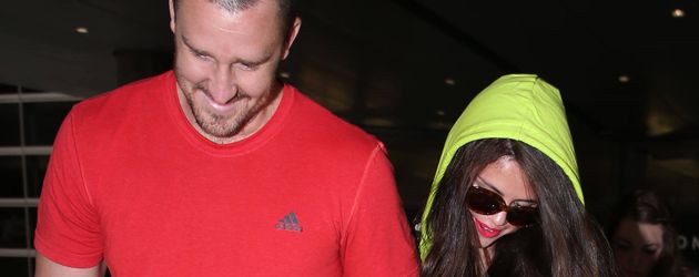 Musikmanager Brian Teefey und Selena Gomez Musikmanager Brian Teefey und Selena Gomez