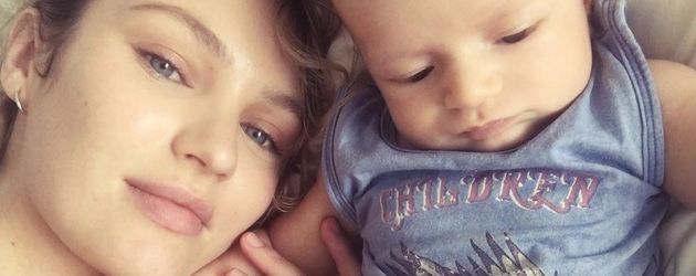 Candice Swanepoel mit ihrem Sohn Anacã Candice Swanepoel mit ihrem Sohn Anacã