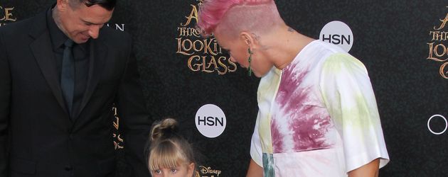 Pink, Carey Hart und Willow Hart Pink, Carey Hart und Willow Hart