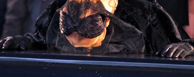 Celine Dion auf der Trauerfeier ihres verstorbenen Ehemannes René Angélil Celine Dion auf der Trauerfeier ihres verstorbenen Ehemannes René Angélil