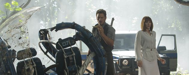 Chris Pratt und Bryce Howard in "Jurassic World" Chris Pratt und Bryce Howard in "Jurassic World"